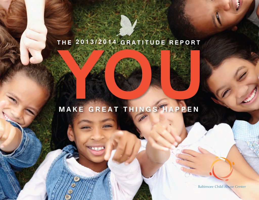 BCAC Gratitude Report 2014_Cover Cover of the BCAC Gratitude Report