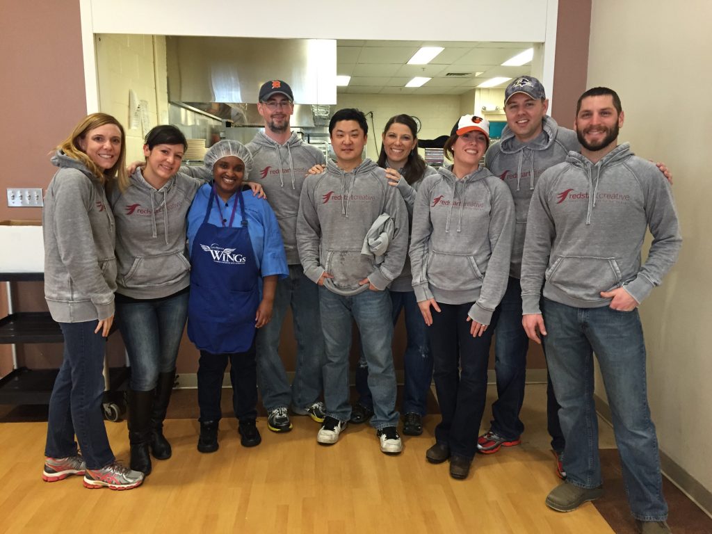 IMG_3105 The Redstart Team and Friends Serving in January 2015 at My Sister’s Place