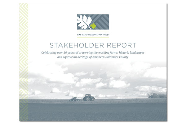 Land Preservation Trust Annual Report Cover Land Preservation Trust Annual Report Cover