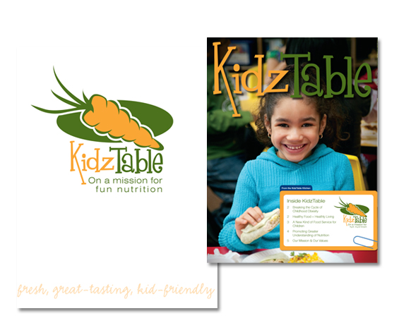 Kidz Table Marketing Collateral Marketing Collateral by Redstart Creative