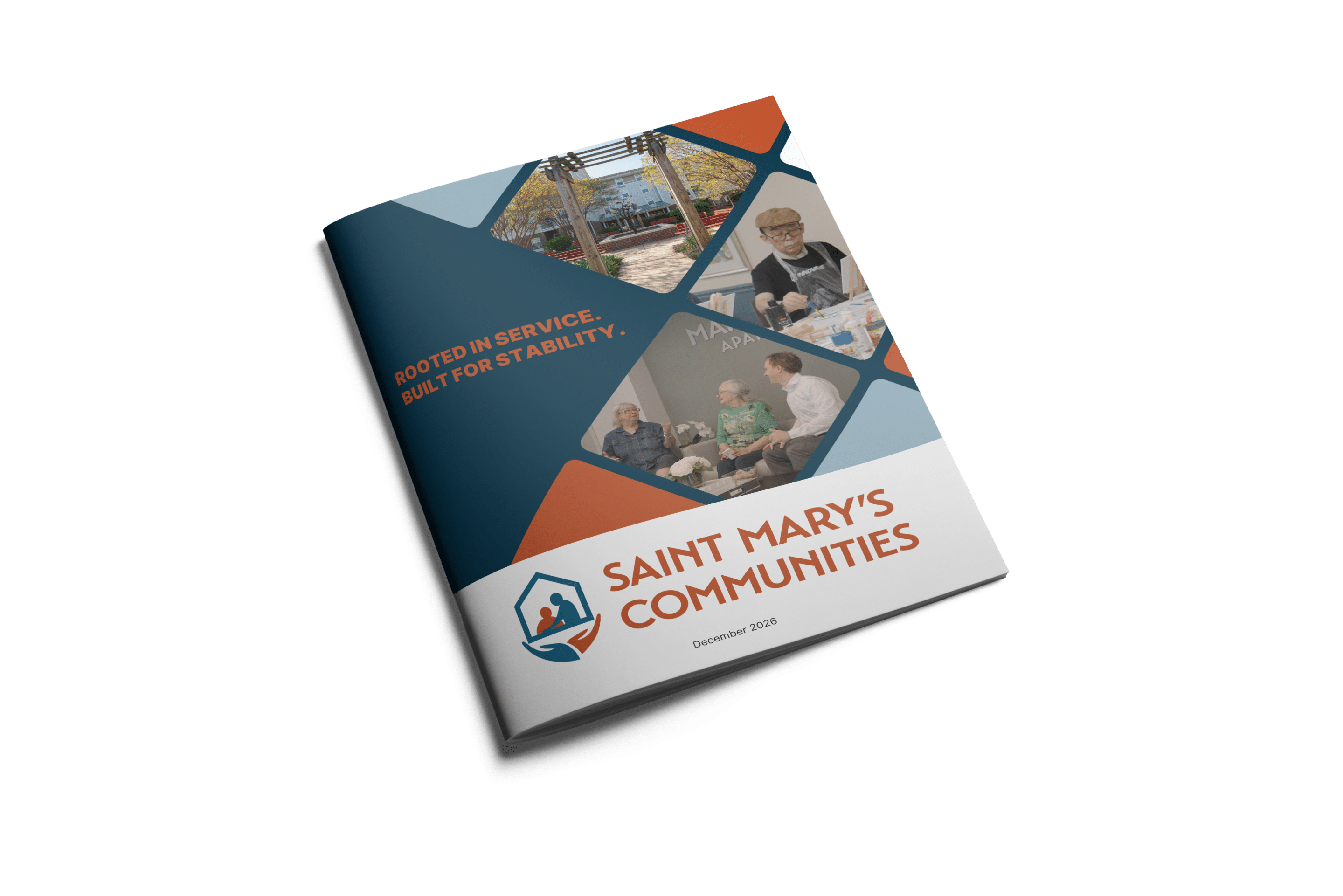 SaintMarys AnnualReport Mockup Cover Saint Marys Annual Report Mockup Cover